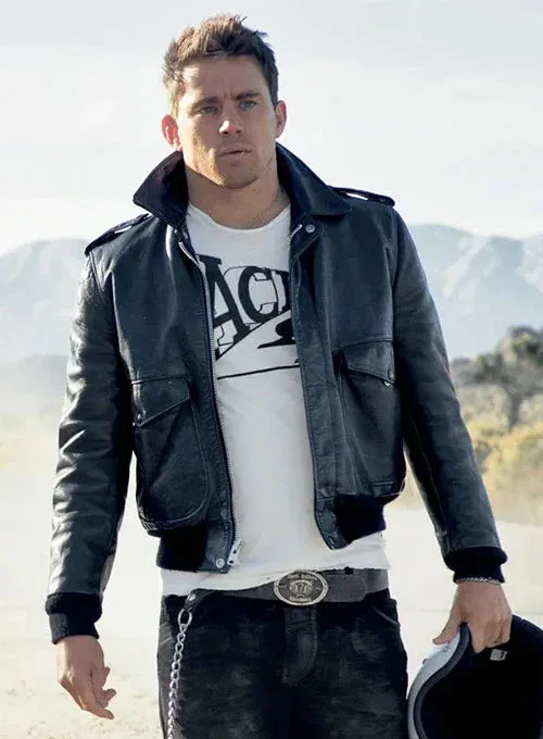 LEATHER JACKET WORN BY CHANNING TATUM