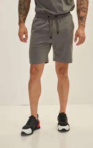 Lightweight Cotton Shorts - Anthracite