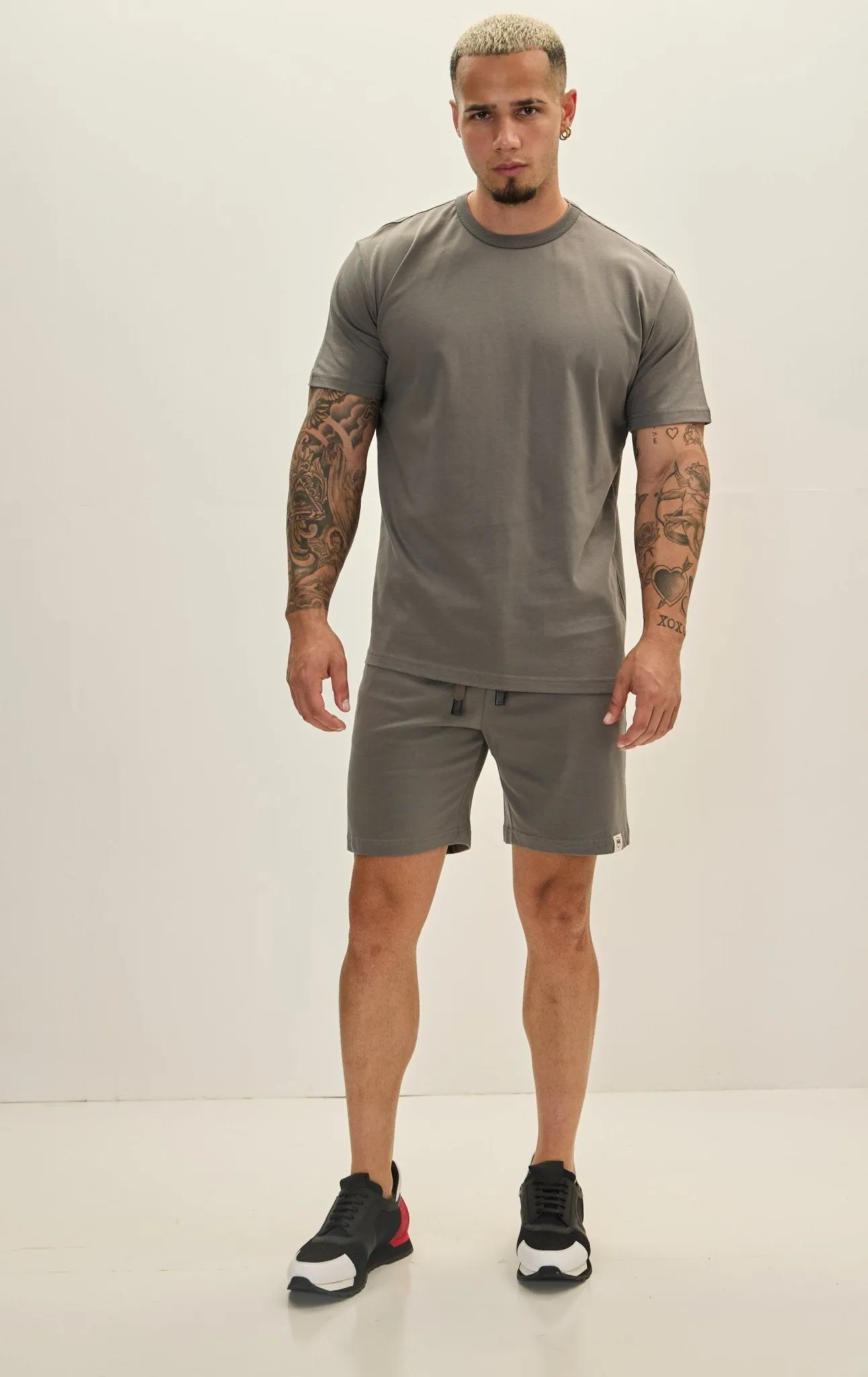 Lightweight Cotton Shorts - Anthracite