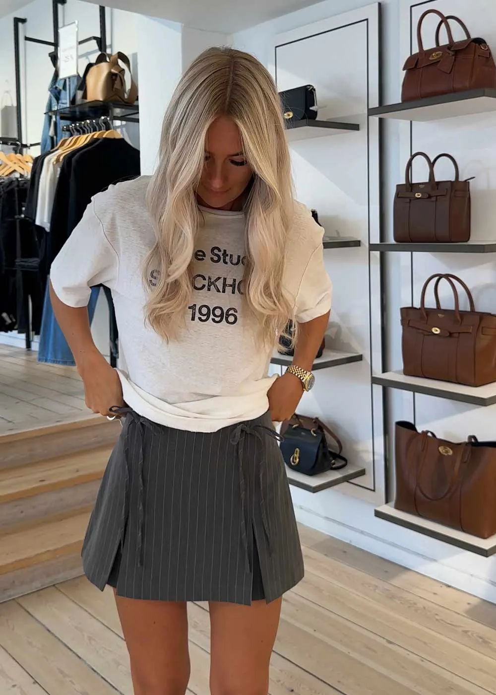LOGO T-SHIRT - RELAXED FIT - Dusty White