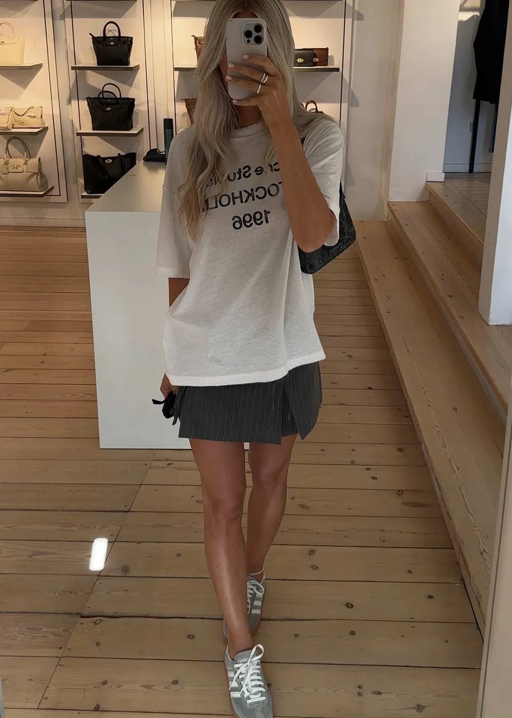 LOGO T-SHIRT - RELAXED FIT - Dusty White
