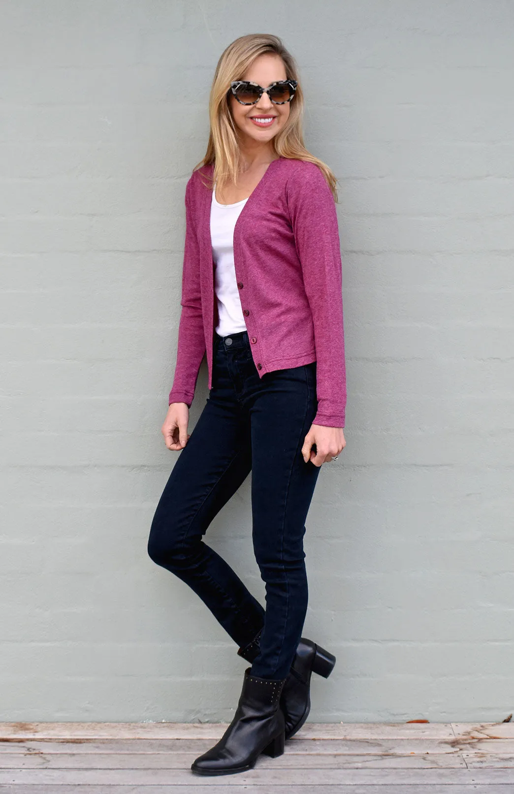Long Sleeve Crop Cardigan