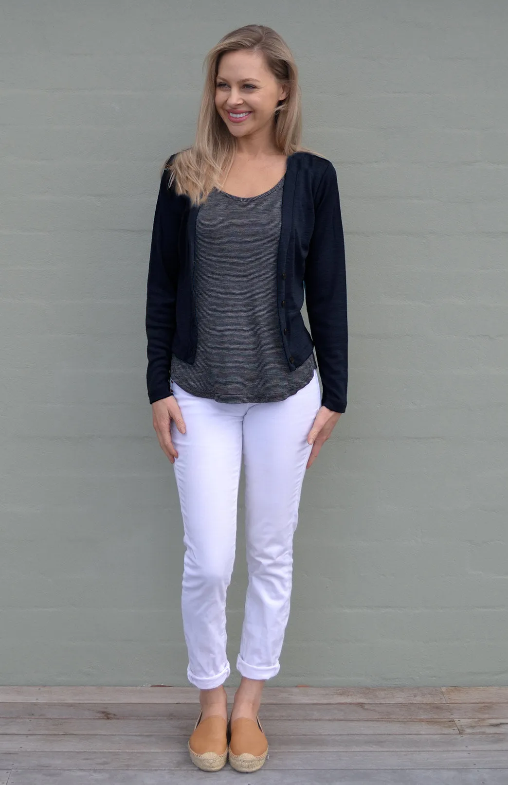 Long Sleeve Crop Cardigan