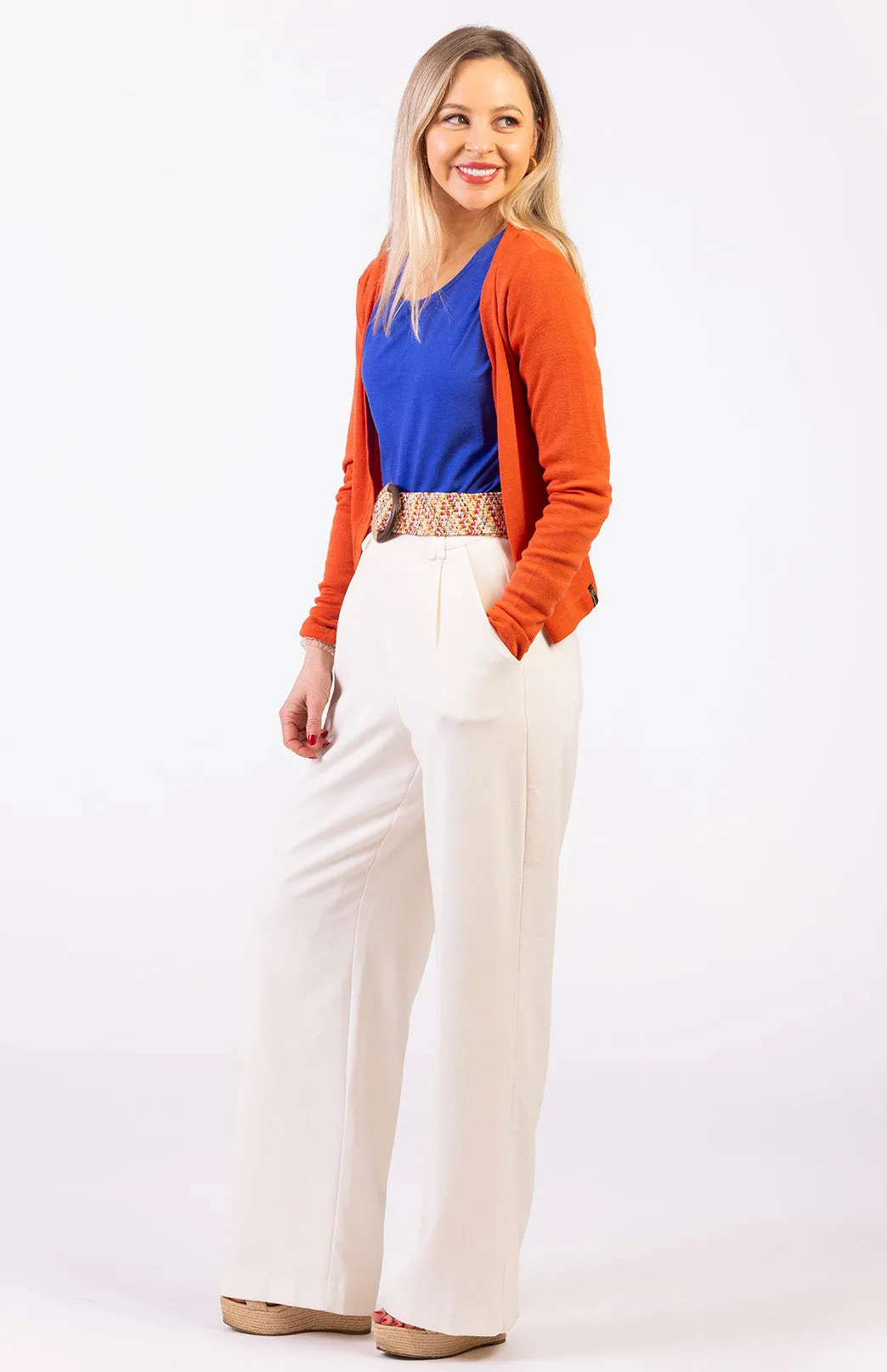 Long Sleeve Crop Cardigan