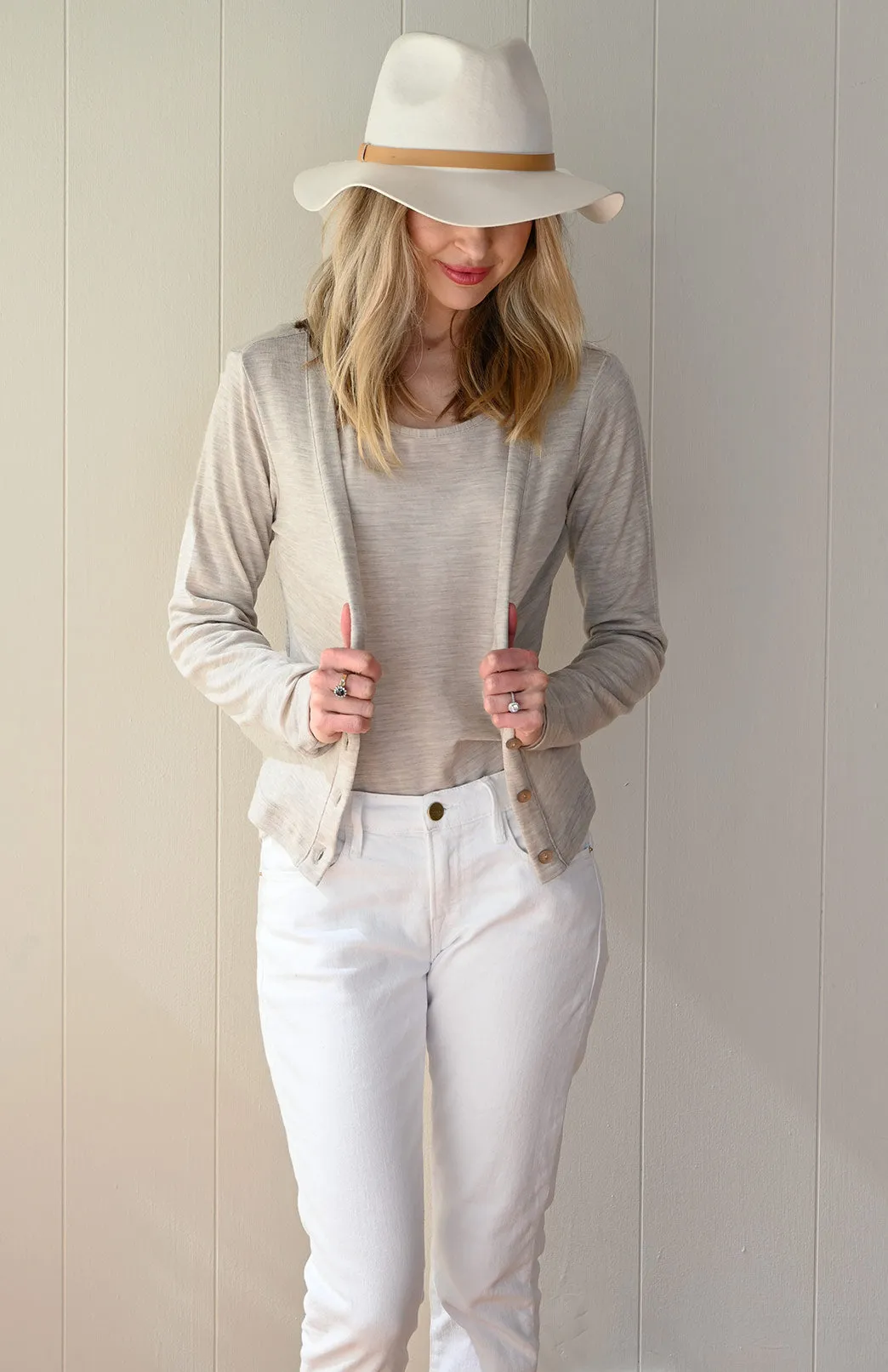 Long Sleeve Crop Cardigan
