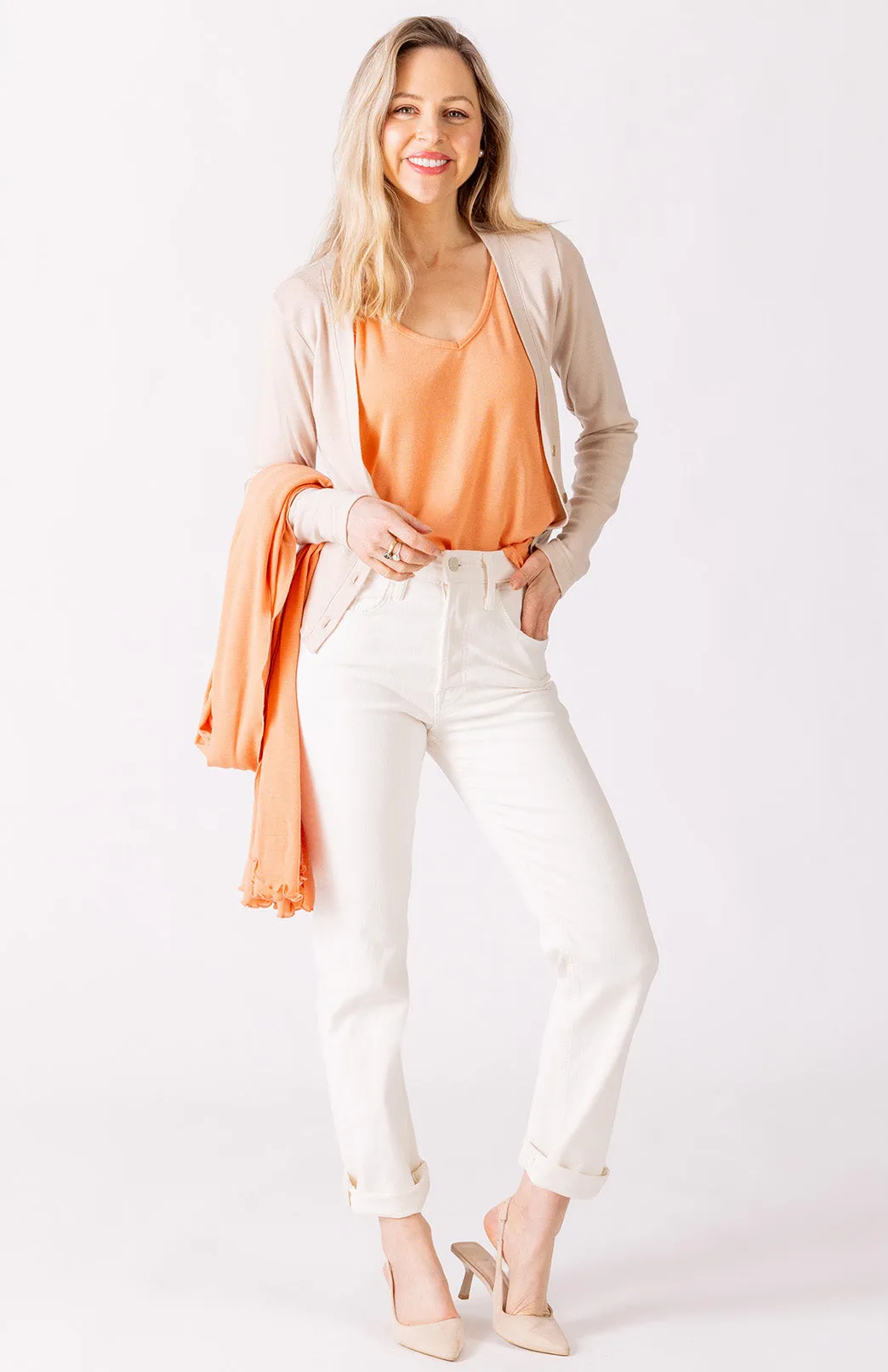 Long Sleeve Crop Cardigan