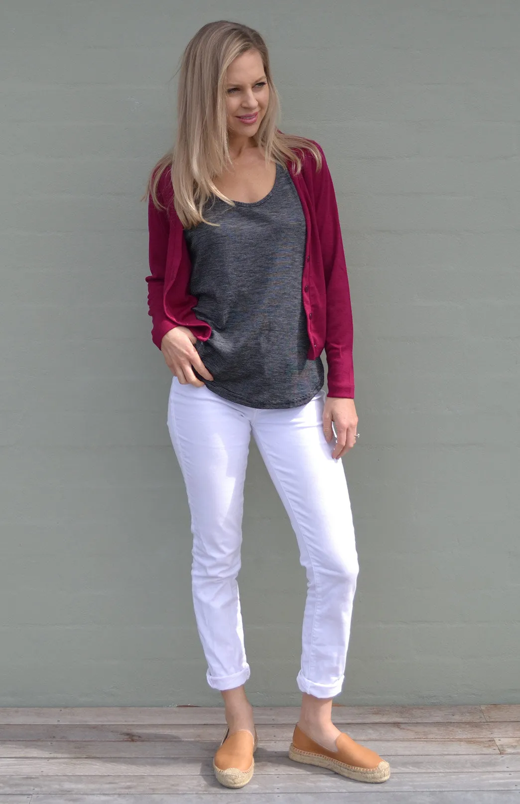 Long Sleeve Crop Cardigan