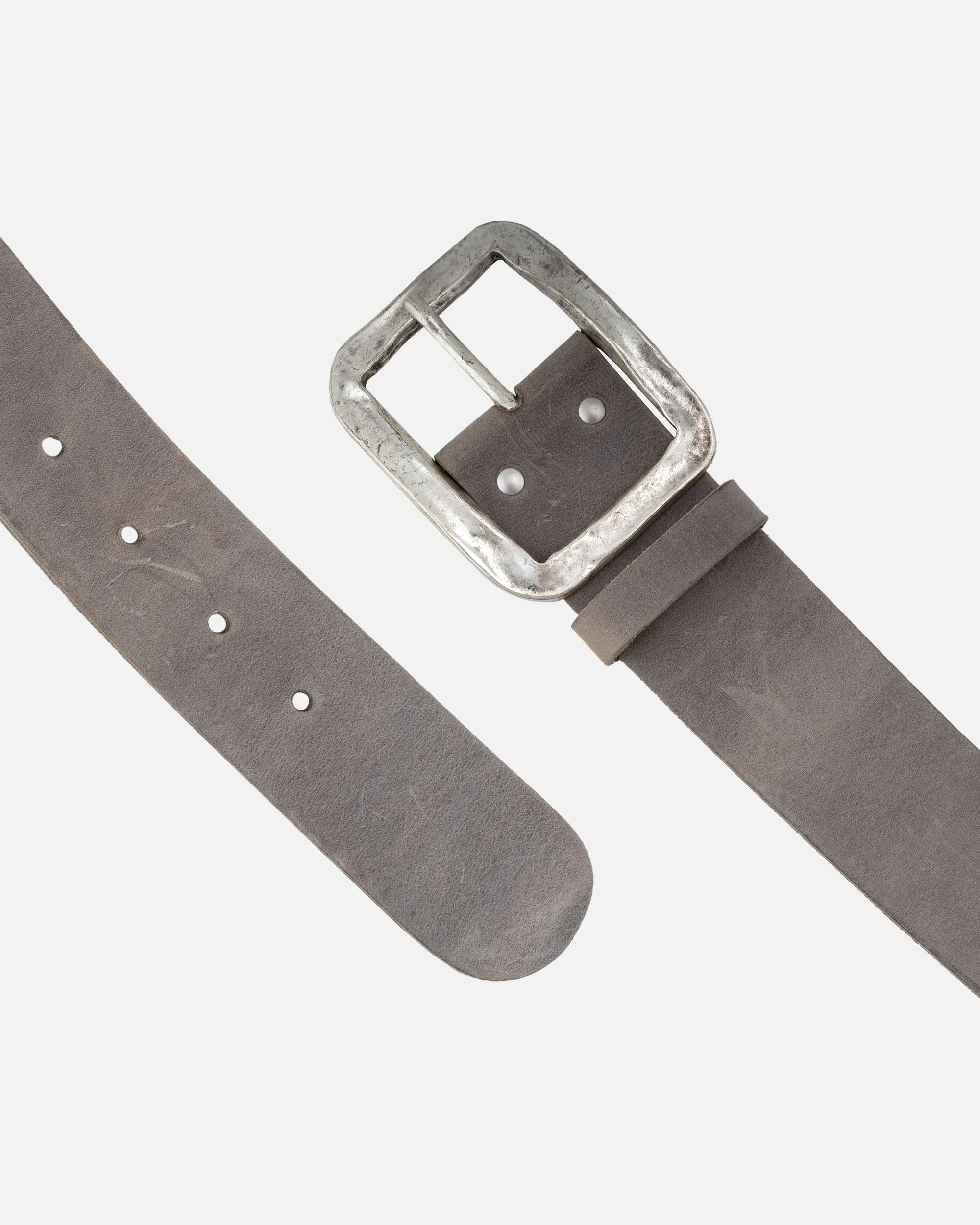 MADE TO ORDER Frans | Antique Buckle Wide Leather Belt