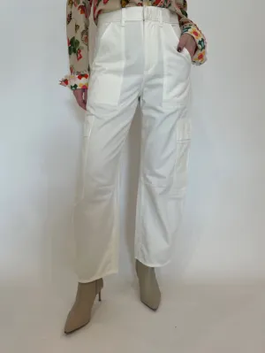Marcelle Low Slung Easy Cargo Pants - Pashmina
