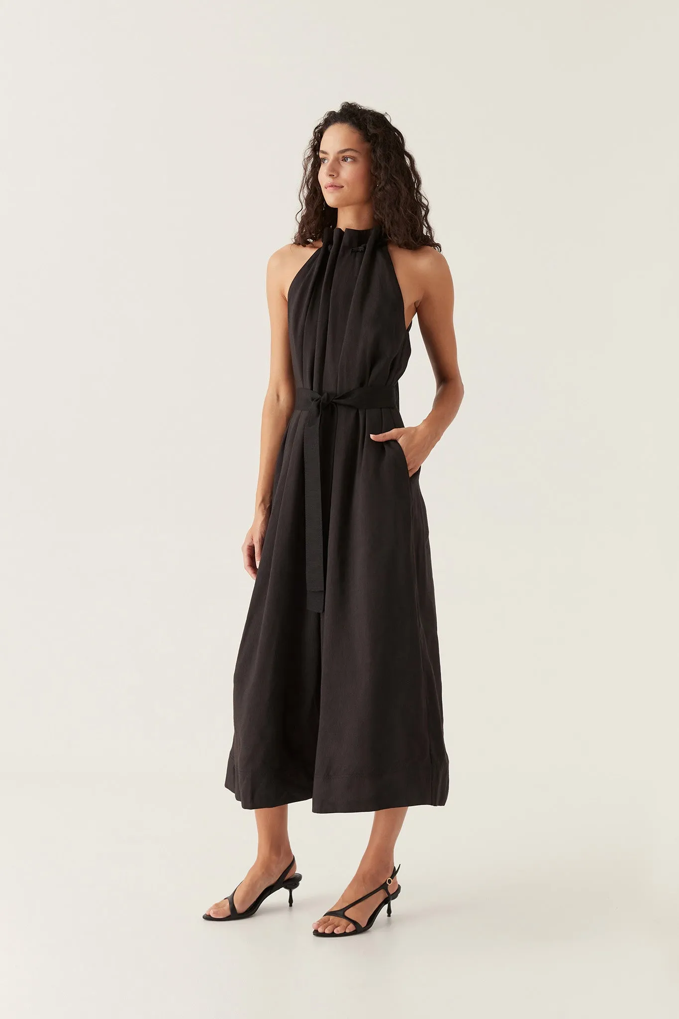 Mariel Trapeze Midi Dress