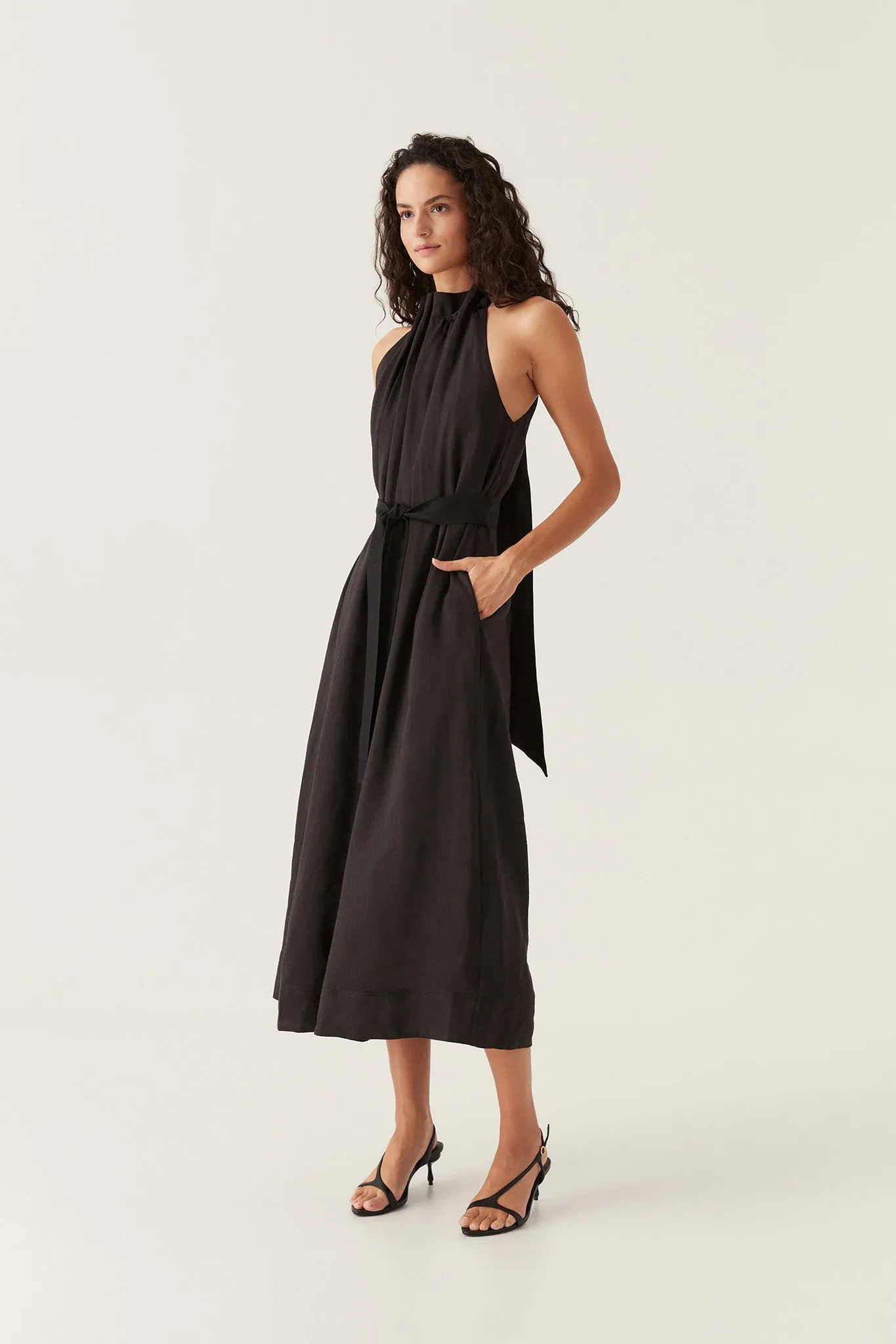 Mariel Trapeze Midi Dress