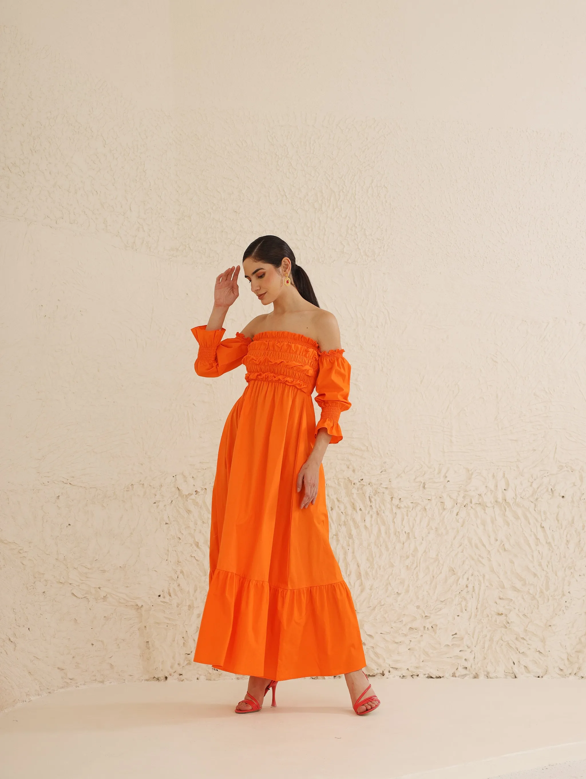 Meher Taluja In Eden Dress (Orange)