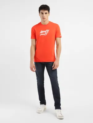 Men's Brand Logo Relaxed Fit T-shirt