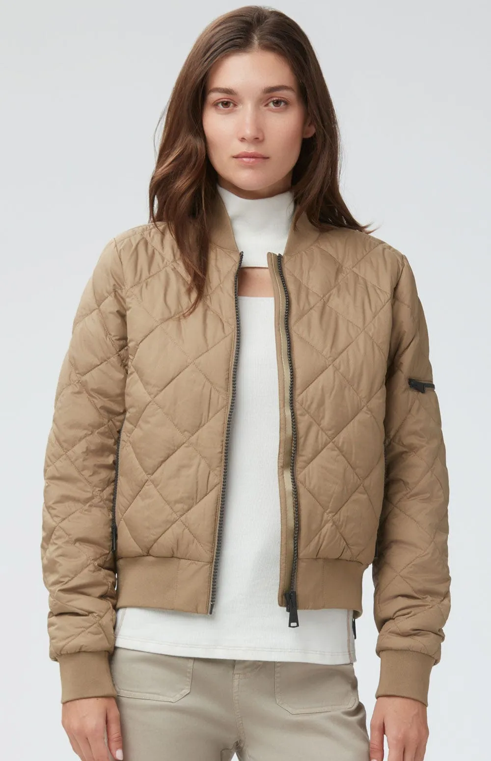 Metro II Bomber Jacket | Dark Khaki