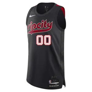 Nike Custom Trail Blazers NBA City Edition 23-24 Retro Plaid Authentic Jersey