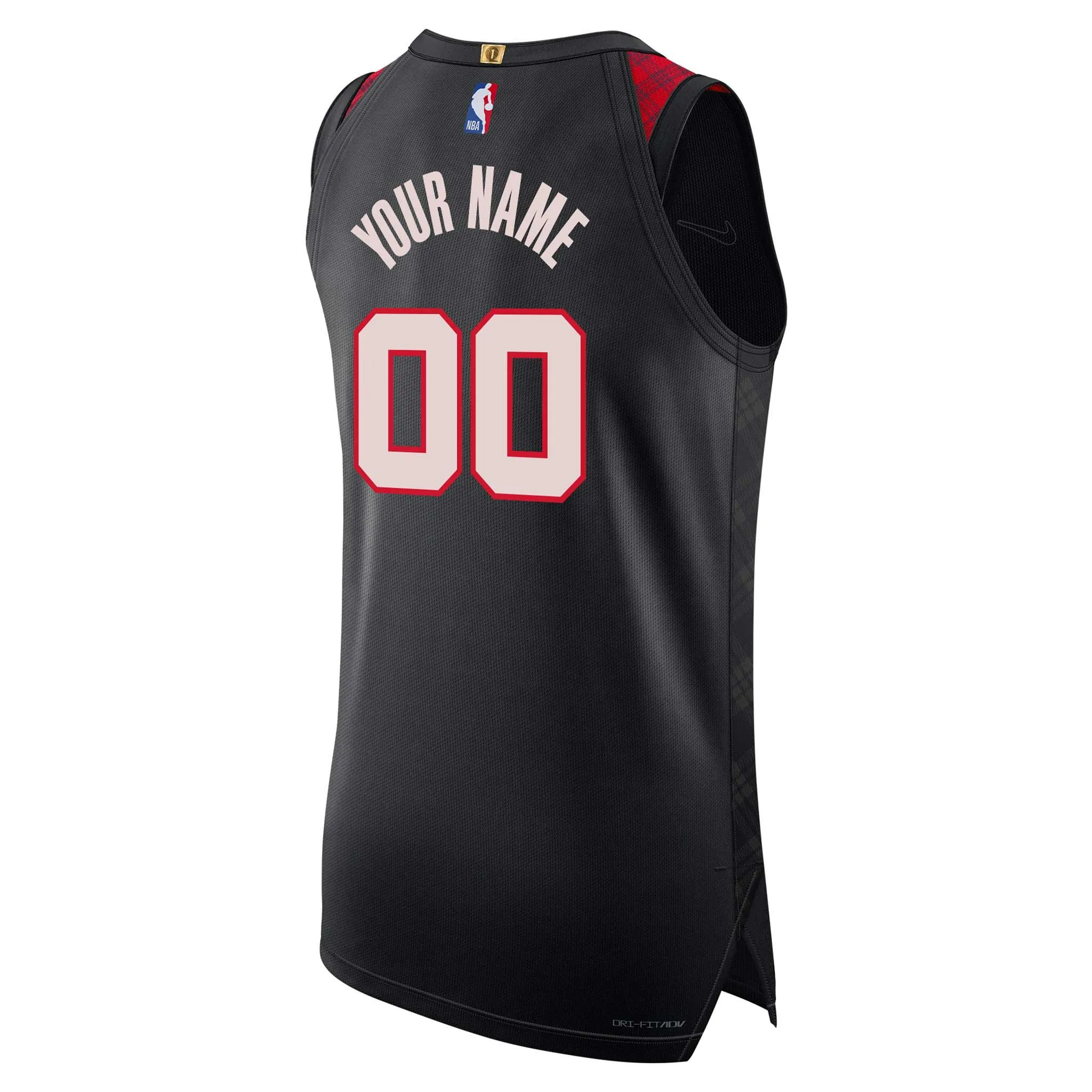 Nike Custom Trail Blazers NBA City Edition 23-24 Retro Plaid Authentic Jersey