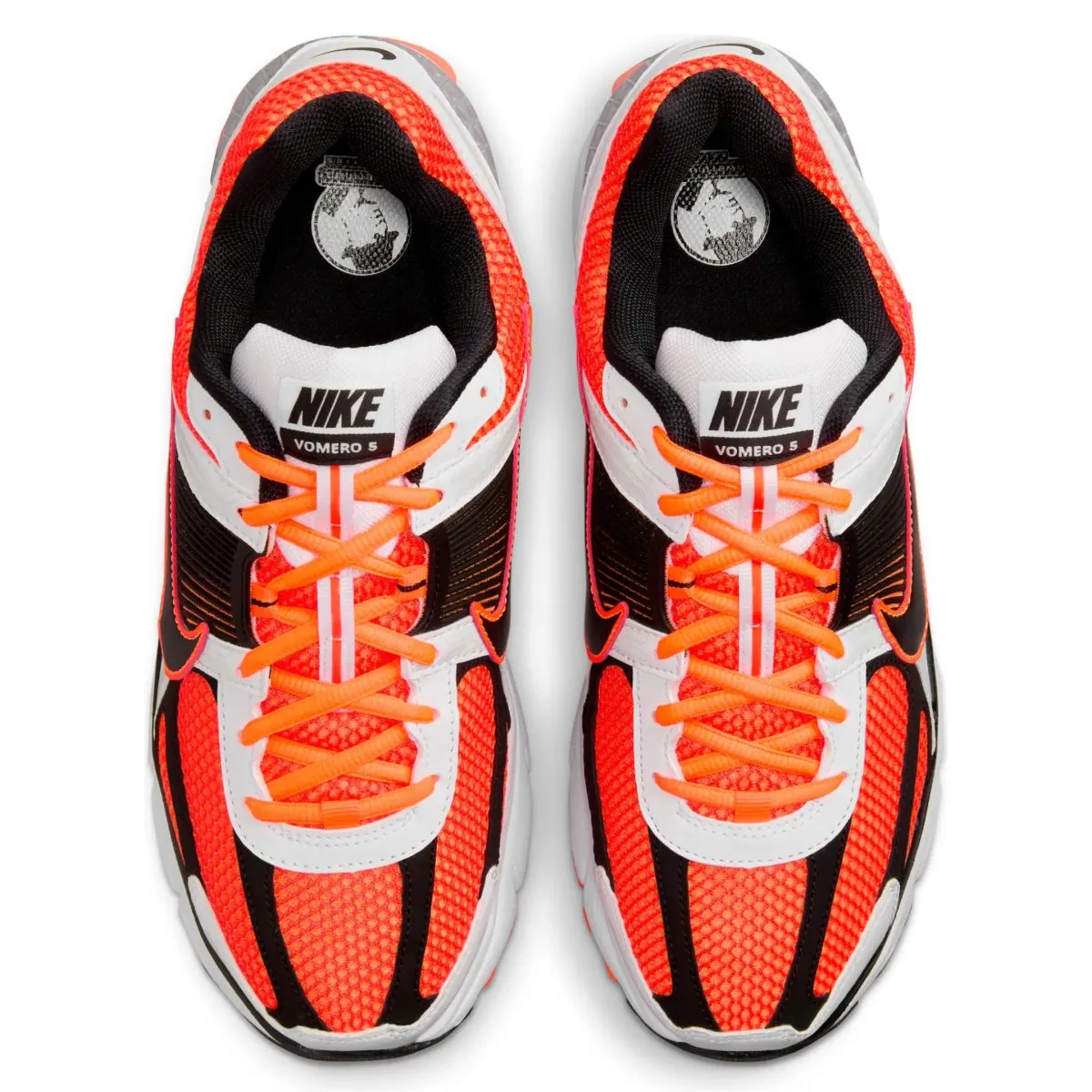 Nike Men's Zoom Vomero 5 Total Orange/White/Metallic Platinum/Black