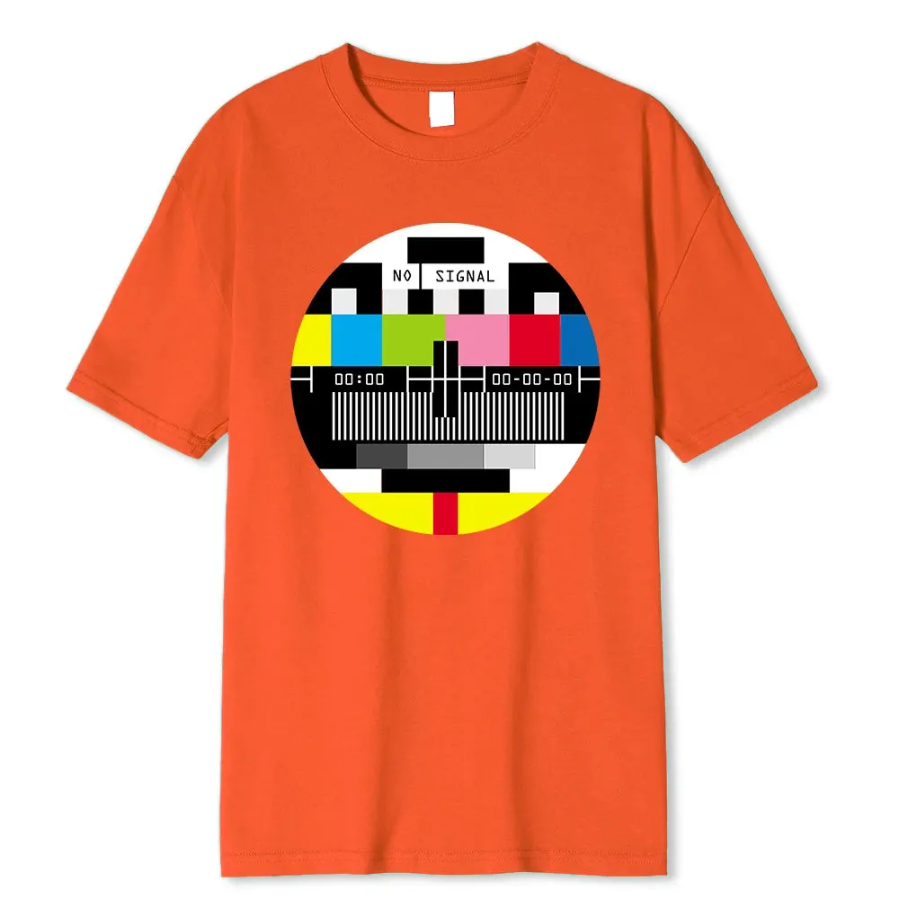 No Signal Hip Hop Style Men's Tee