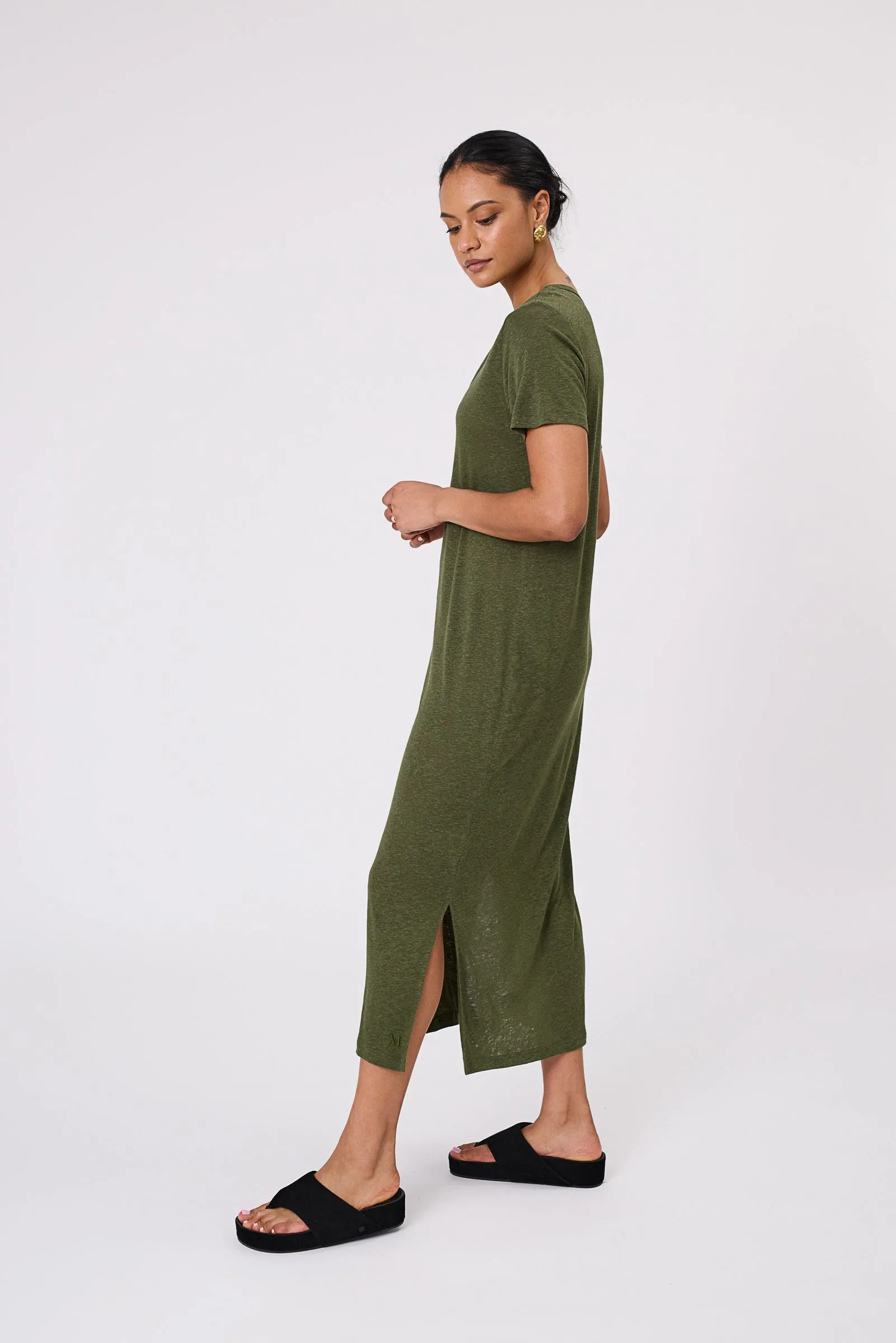 Noto Tshirt Dress - Cypress