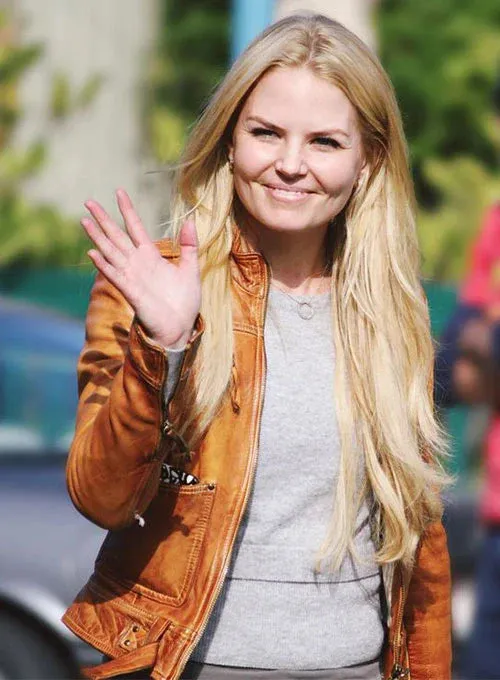 Once Upon A Time Leather Jacket worn by Jennifer Morrison