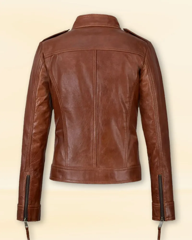 Once Upon A Time Leather Jacket worn by Jennifer Morrison