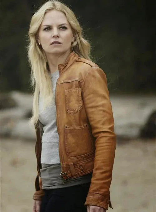 Once Upon A Time Leather Jacket worn by Jennifer Morrison