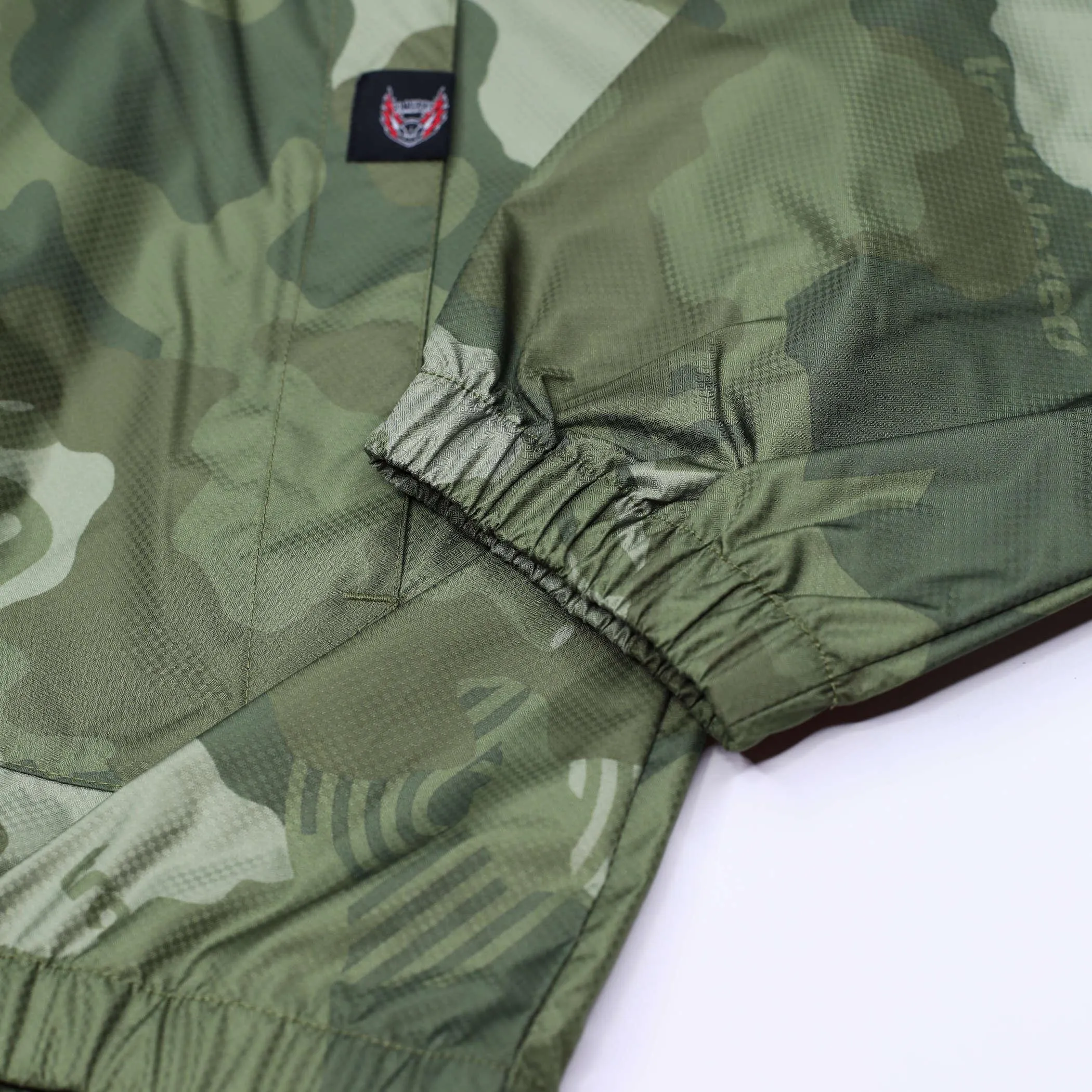 Portland Blazers Mitchell & Ness Ghost Camo Camouflage Jacket