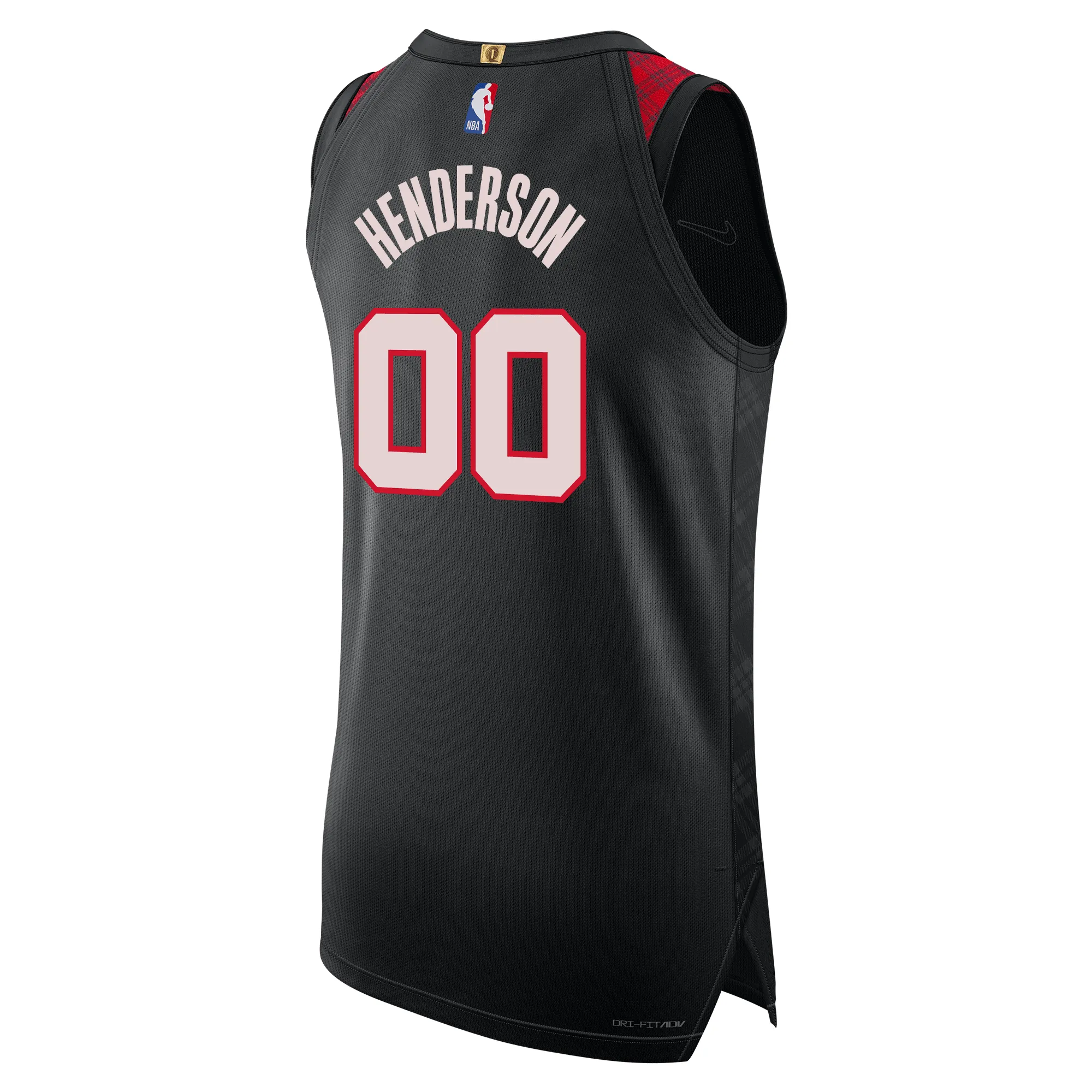 Portland Trail Blazers Nike Henderson City Edition 23-24 Retro Plaid Swingman Jersey