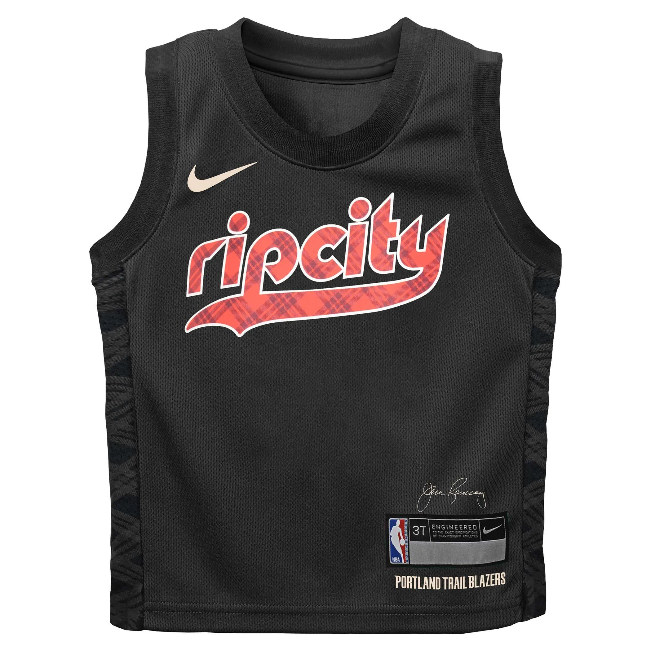 Portland Trail Blazers Nike Toddler Replica Retro Plaid City 23-24 Jersey