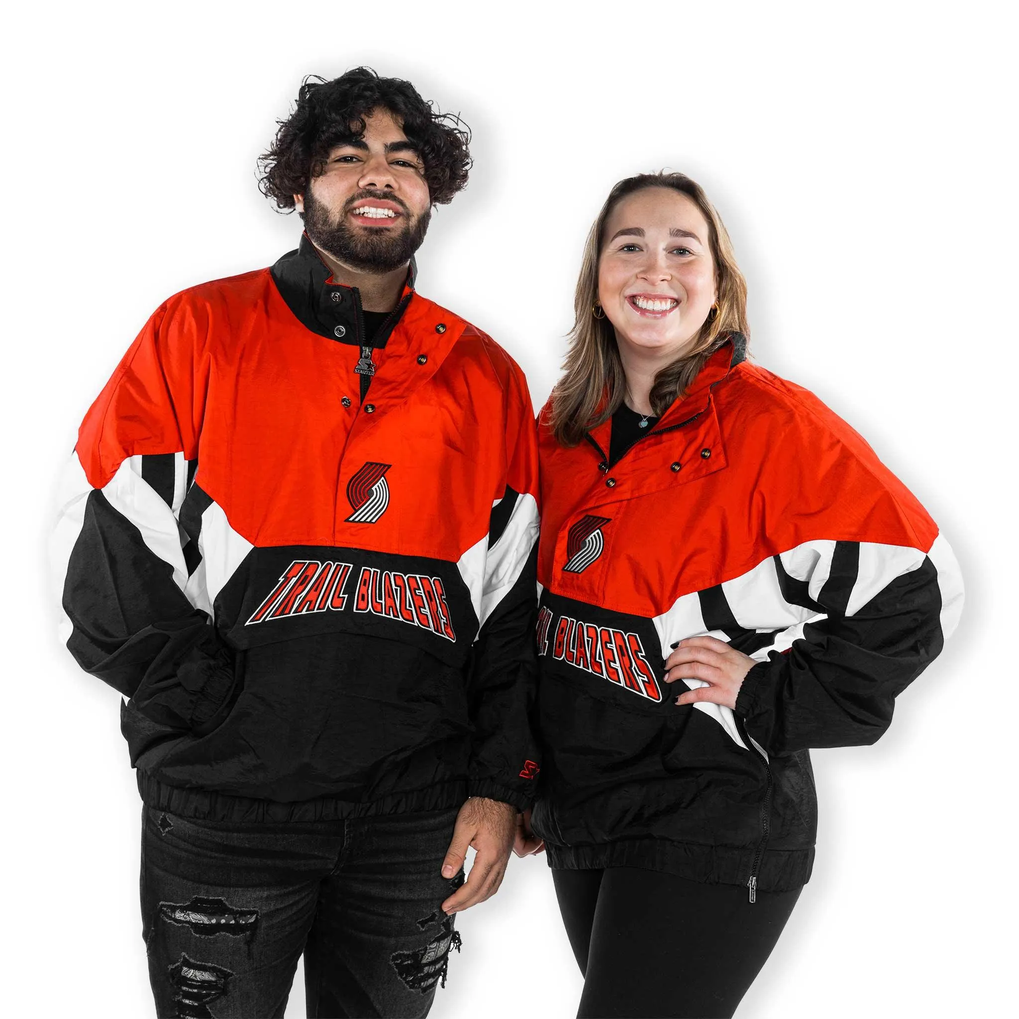 Portland Trail Blazers Starter Power Play Half Zip