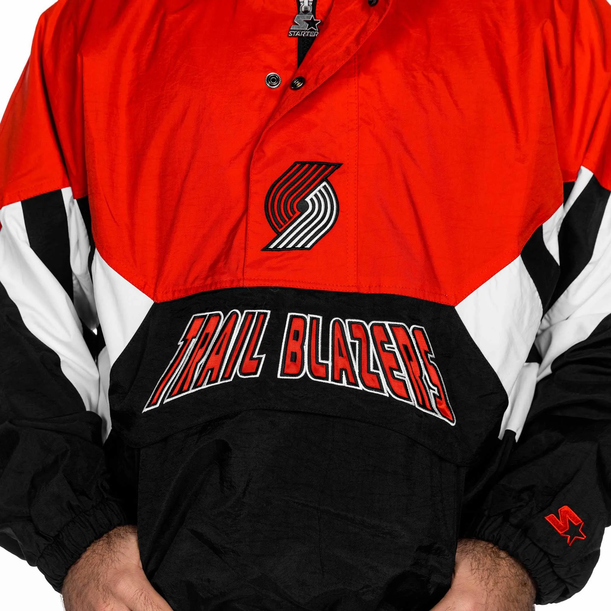 Portland Trail Blazers Starter Power Play Half Zip