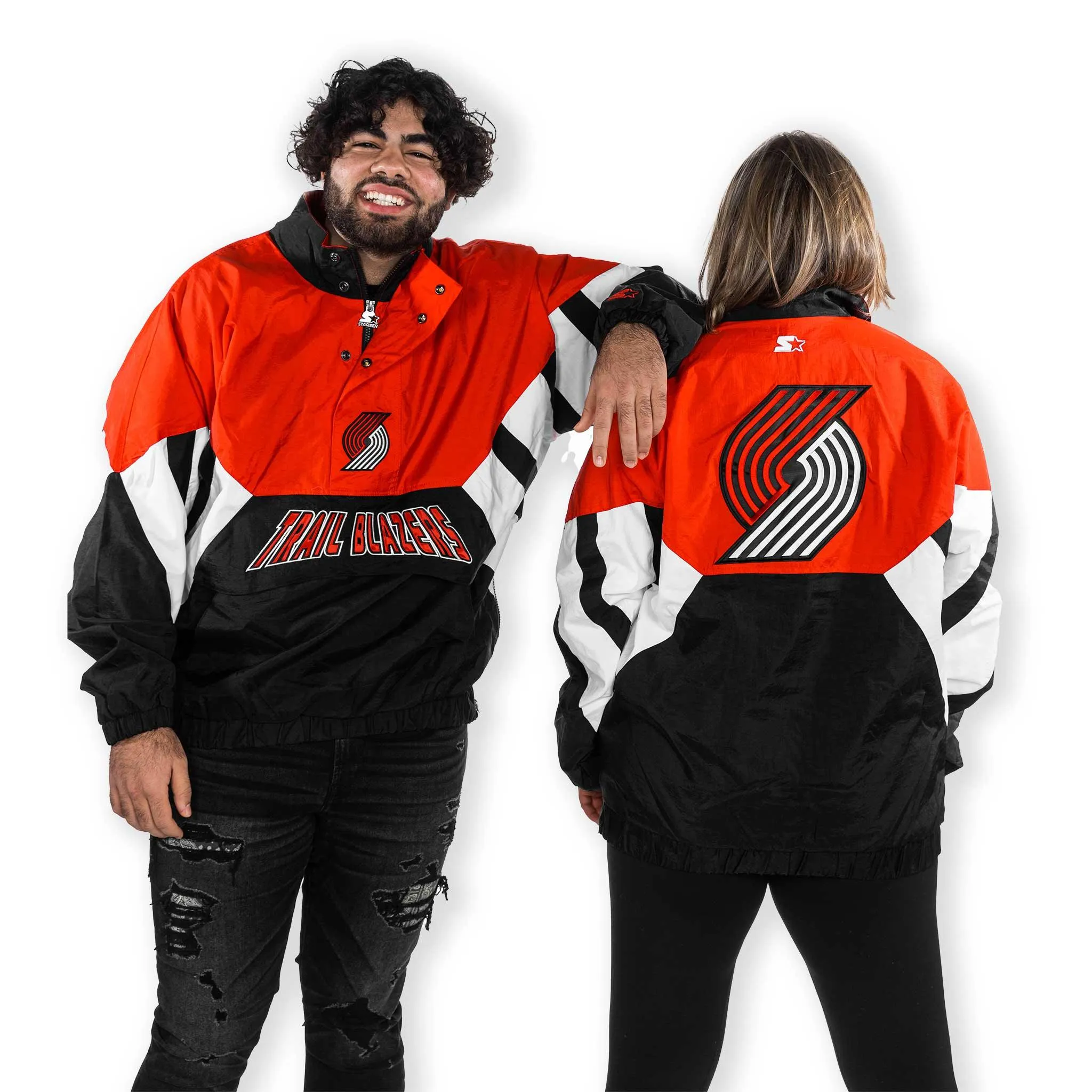 Portland Trail Blazers Starter Power Play Half Zip