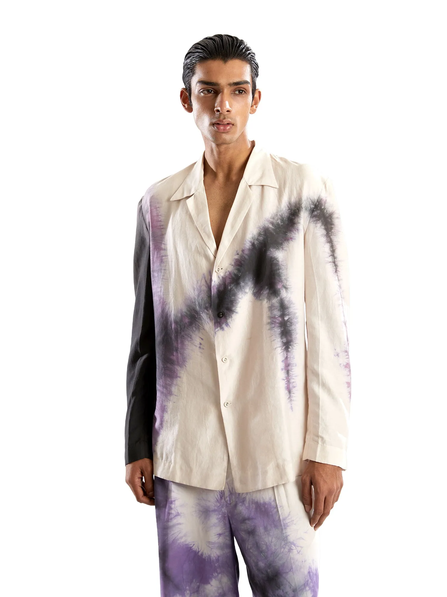 Purple tie dye co-ord set