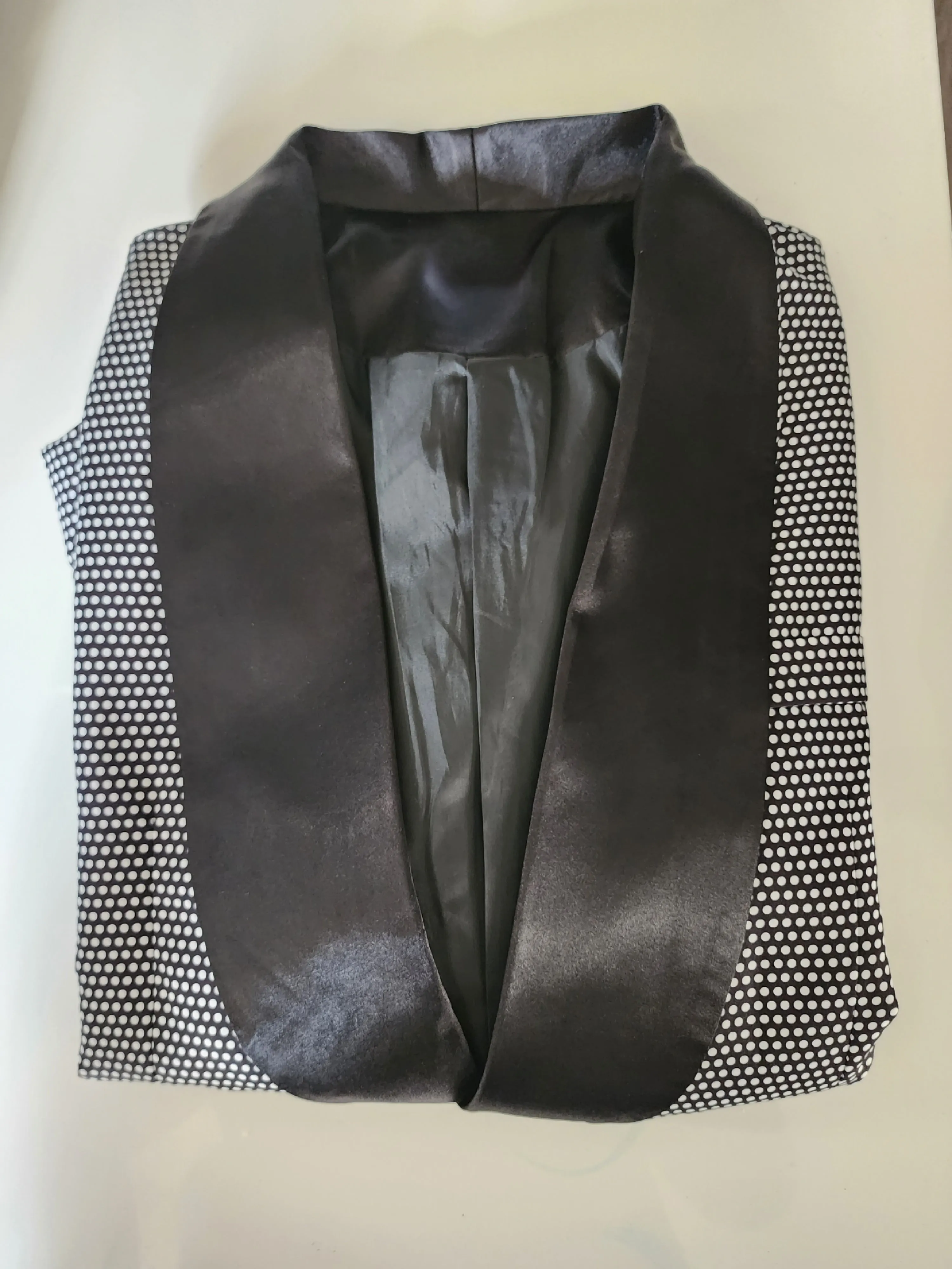QG Mens Casual Suit Blazer England Retro Pattern Print A