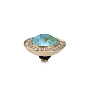 Qudo Tondo Deluxe 13mm Gold Topper - Silky Sage Delite