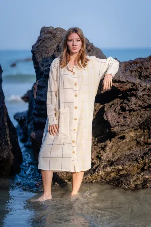 Relaxed Fit Checks Shirt Dress