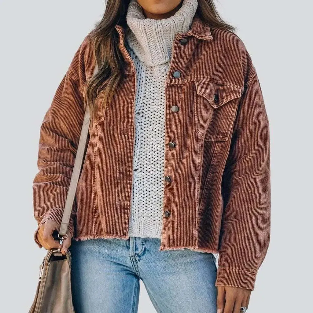 Retro women's denim jacket