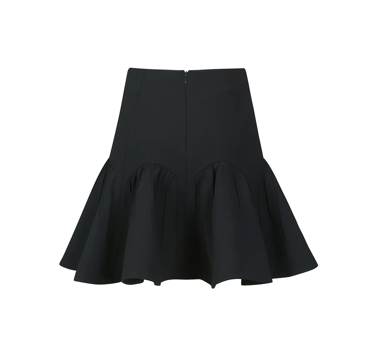 Round Detail Mini Skirt