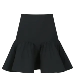 Round Detail Mini Skirt