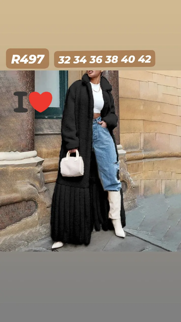 Sheep wool tassel style coat