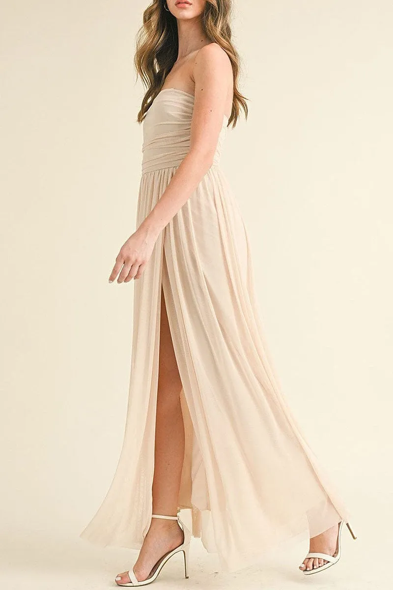 Strapless Maxi Dress