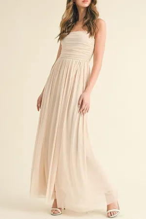 Strapless Maxi Dress