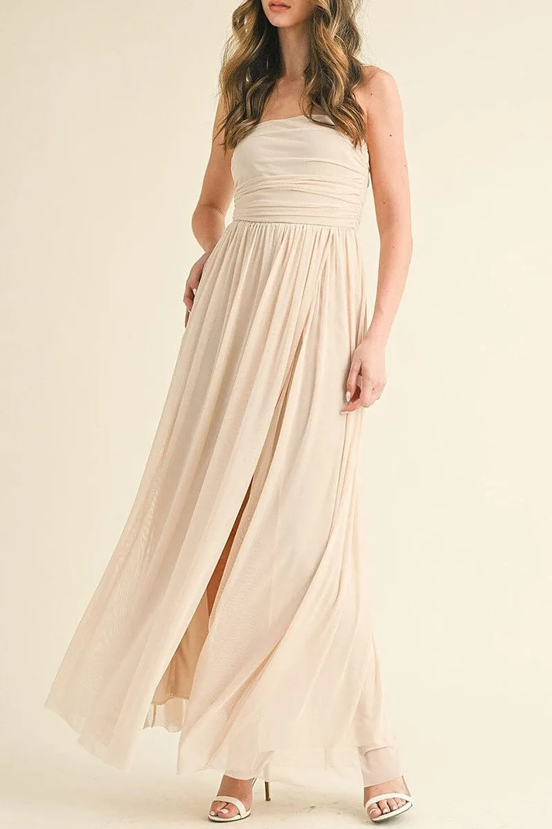 Strapless Maxi Dress