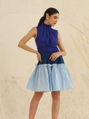 Tulip Dress (Blue)