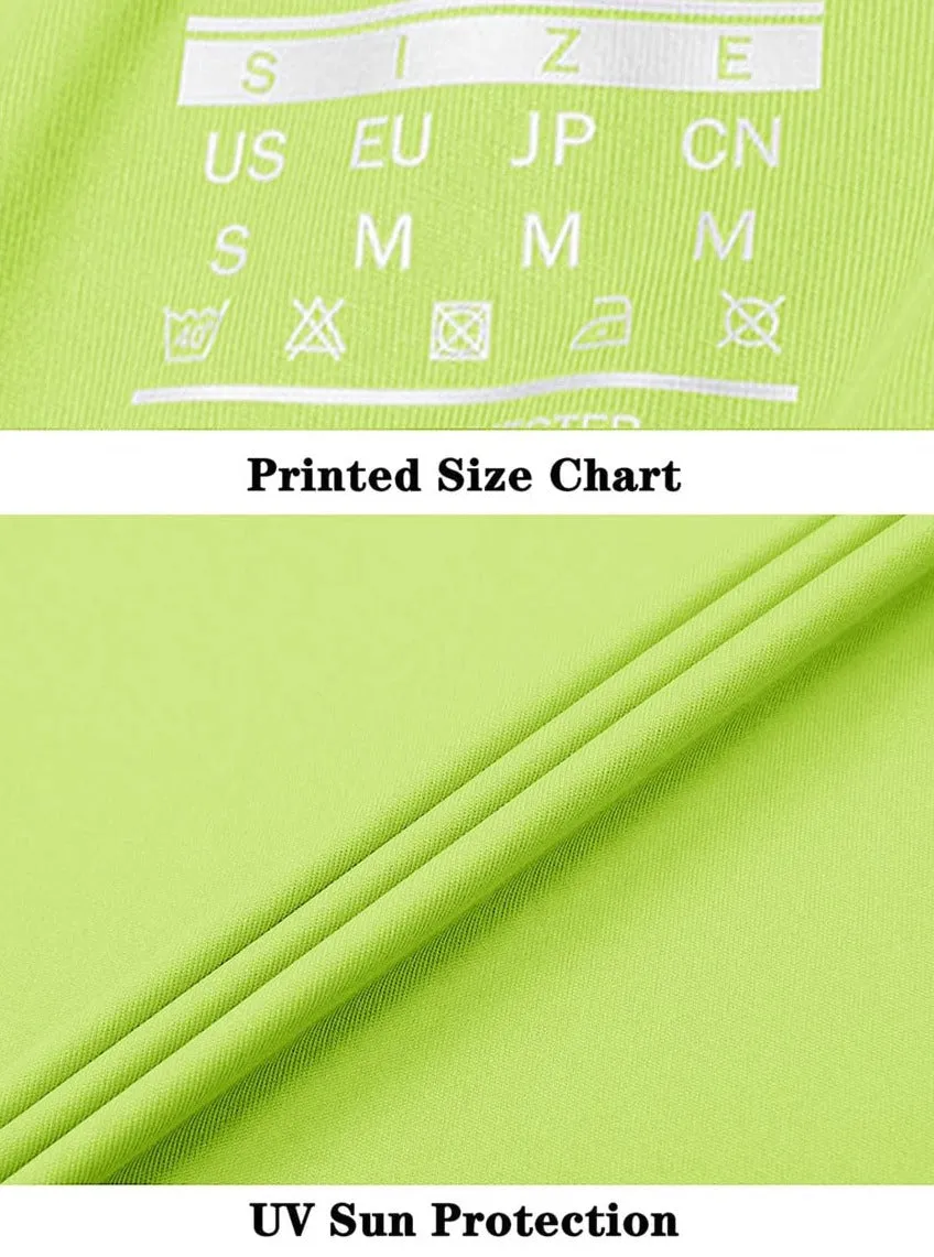 UPF 50  Sun/UV Protection T-Shirt Men's 1/4 Zip Pullover Outdoor Recreation UV Tee Shirts Tops