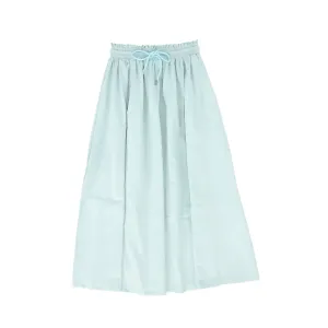 Valentina Light Blue Seam Detail Maxi Skirt