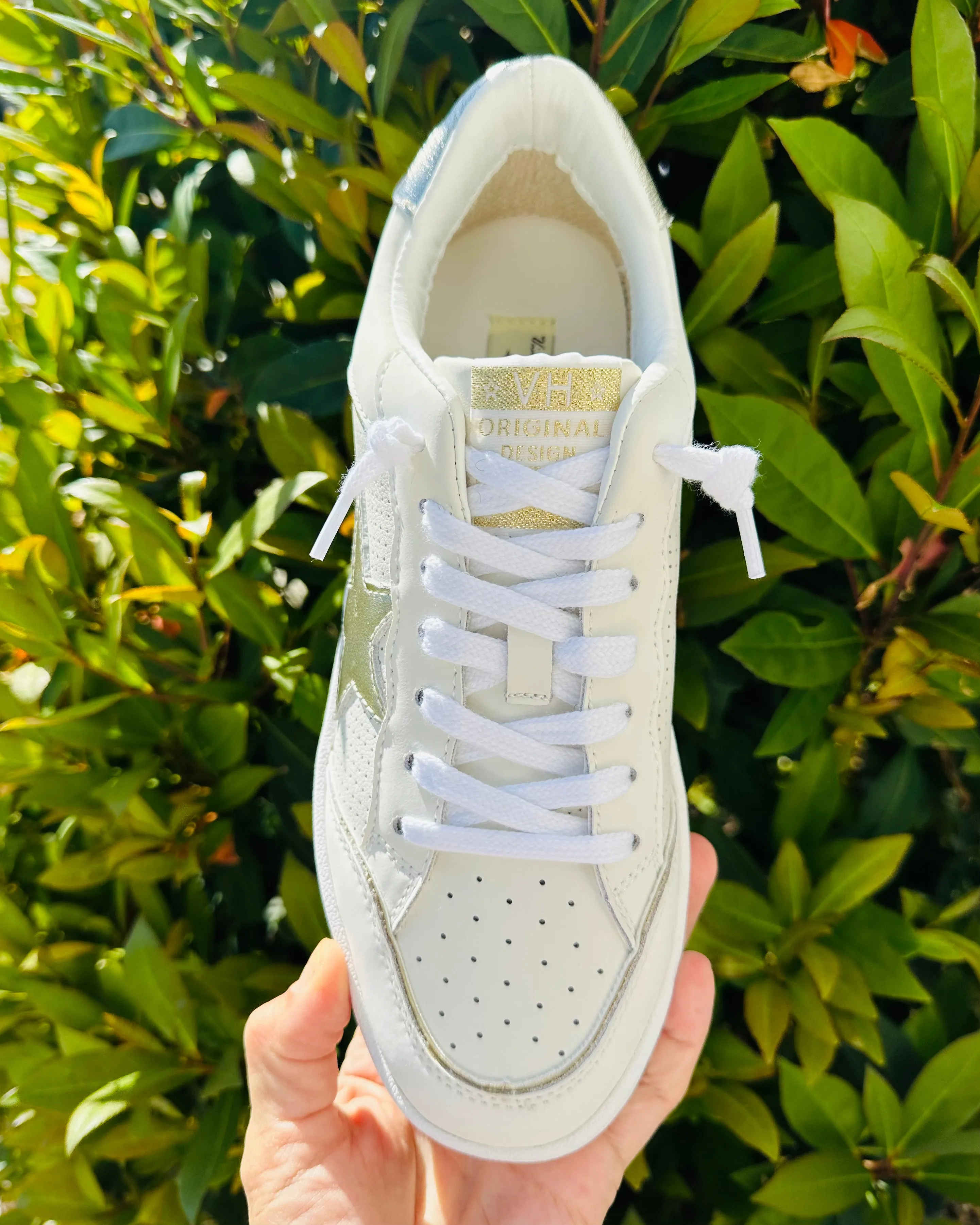 Vintage Havana Delma 1- White/Gold