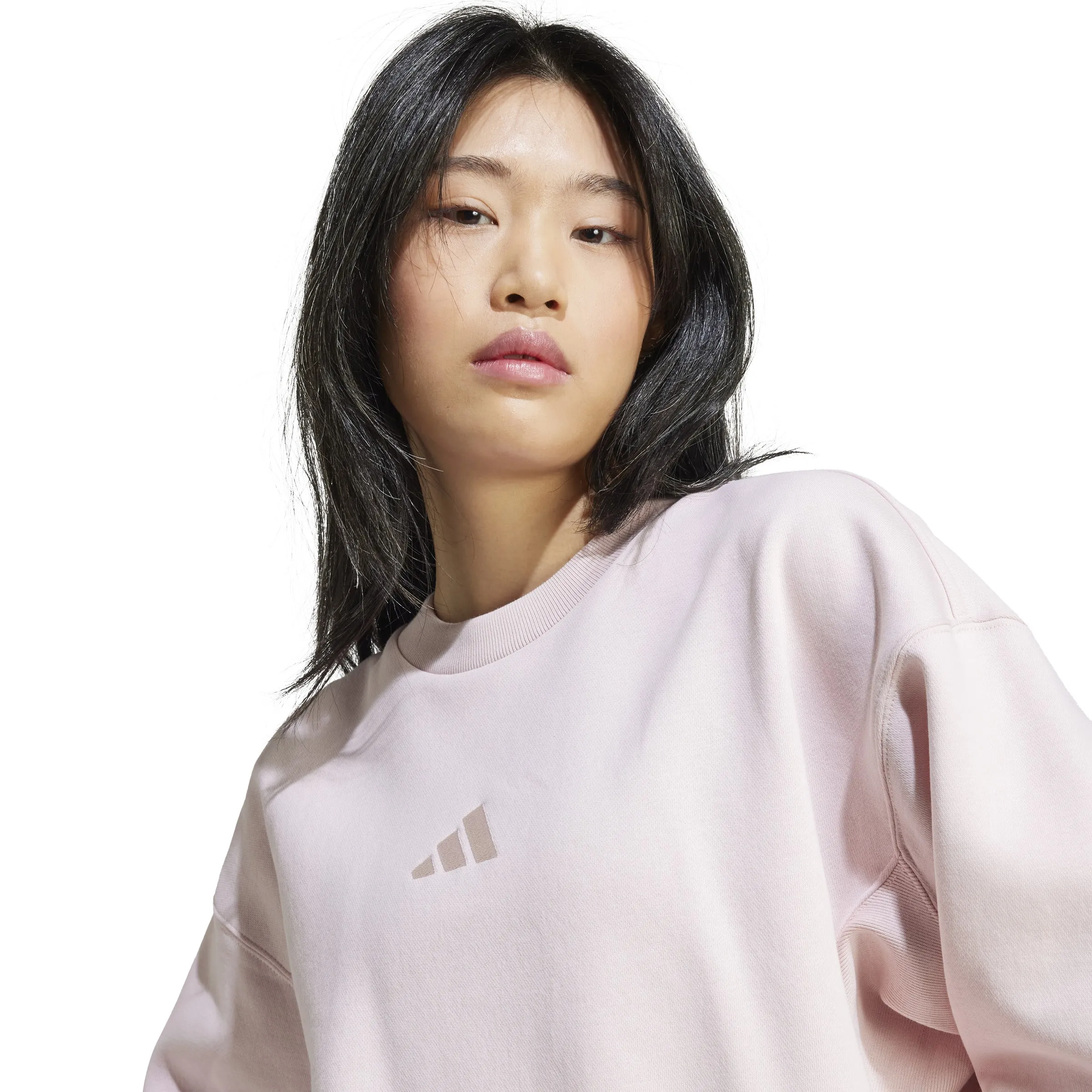 Women's Adidas ALL SZN Fleece Loose Sweatshirt